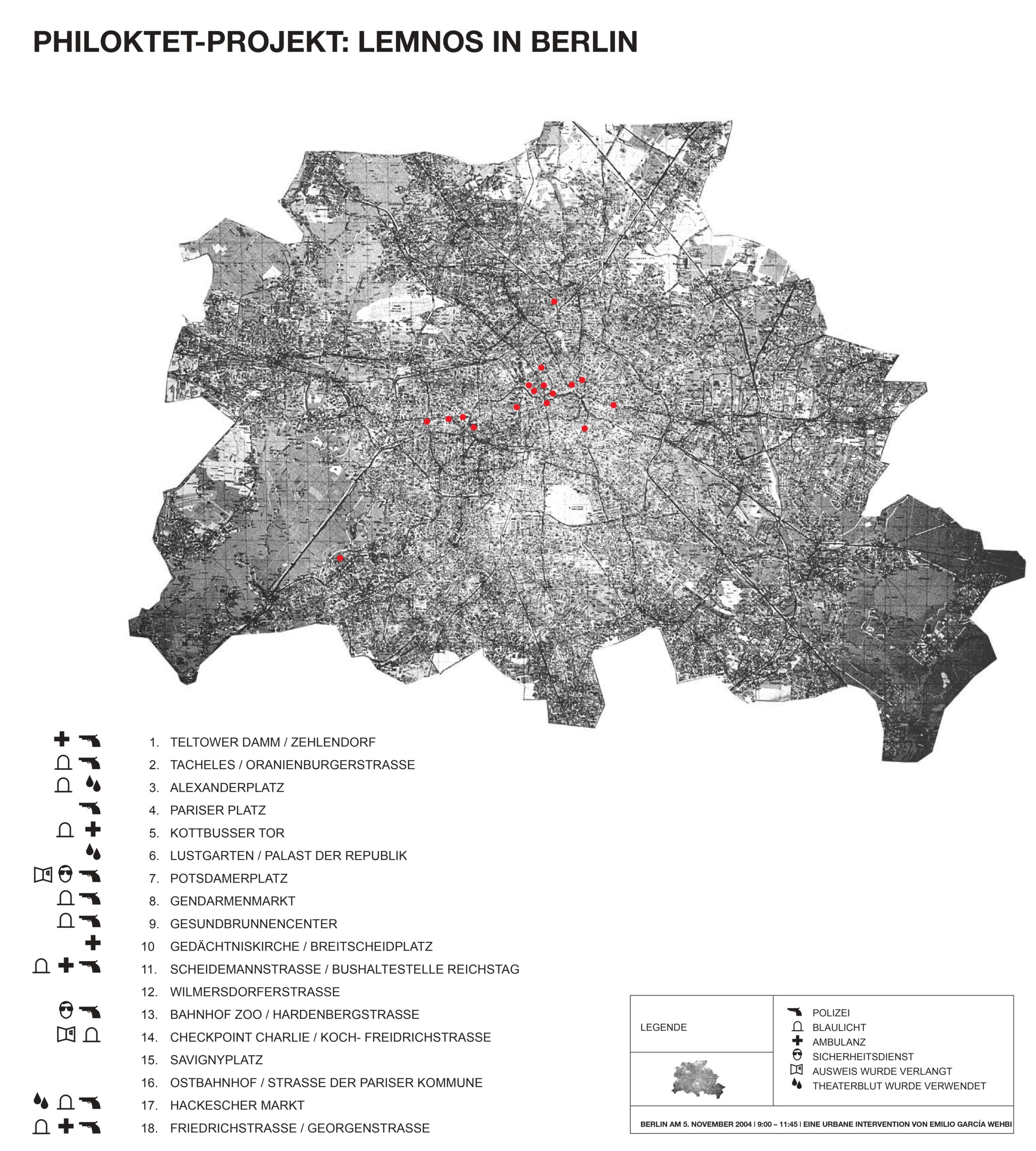 PHILOKTET-PROJEKT: LEMNOS IN BERLIN / BERLÍN