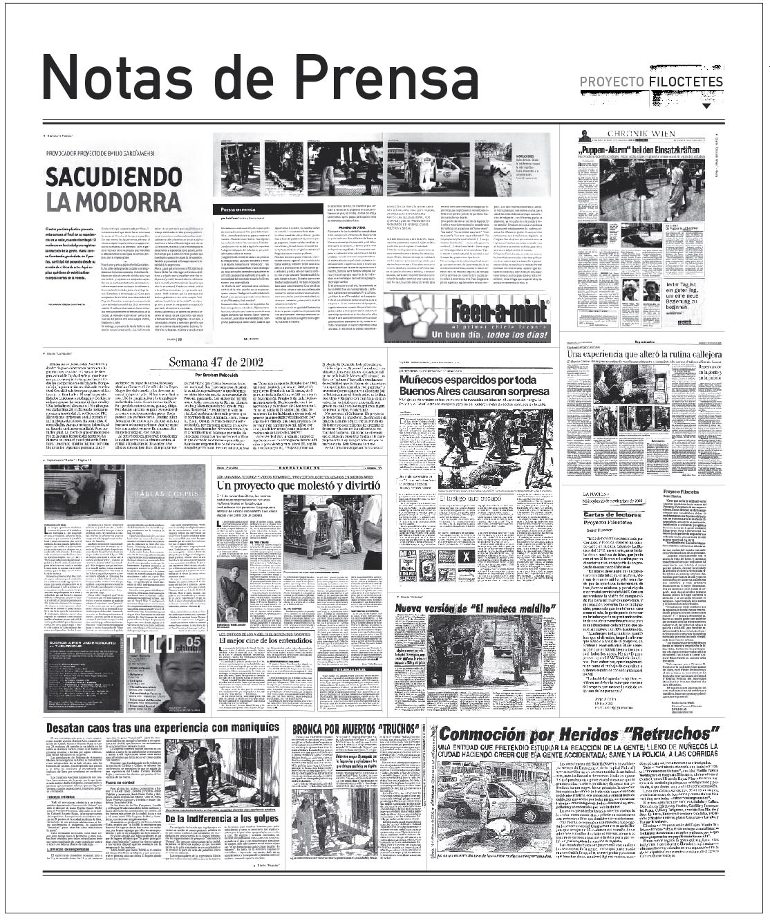 Afiche Notas de Prensa / Bs. As.